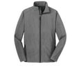 thumbnail image 3 of Port Authority Core Soft Shell Jacket J317 - Pearl Grey Heather - XS, 3 of 4