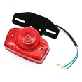 thumbnail image 6 of 3X Motorcycle Brake Tail Light Assembly with Bulb for CT70 CT90 CT125 XL70 CL70 CL90 Jialing JH70, 6 of 7