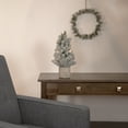 thumbnail image 2 of Northlight 1.3 FT LED Lighted Mini Frosted Pine Christmas Tree in Cement Base, 2 of 5