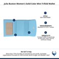 thumbnail image 6 of Julia Buxton  Stylish and Colorful Mini Trifold Wallet (Women), 6 of 6