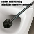 thumbnail image 5 of PRETXORVE Stainless Steel Toilet Brush Modern Compact Toilet Cleaning Brush Long Handle Brush Suitable For Bathroom Cleaning, 5 of 6