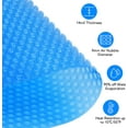 thumbnail image 4 of 16ftx32ft-300um Rectangle Pool Solar Cover,12mil 4.87m*9.75m Heat Retaining Blanket for In-Ground and Above-Ground Rectangular Swimming Pools,Blue, 4 of 6