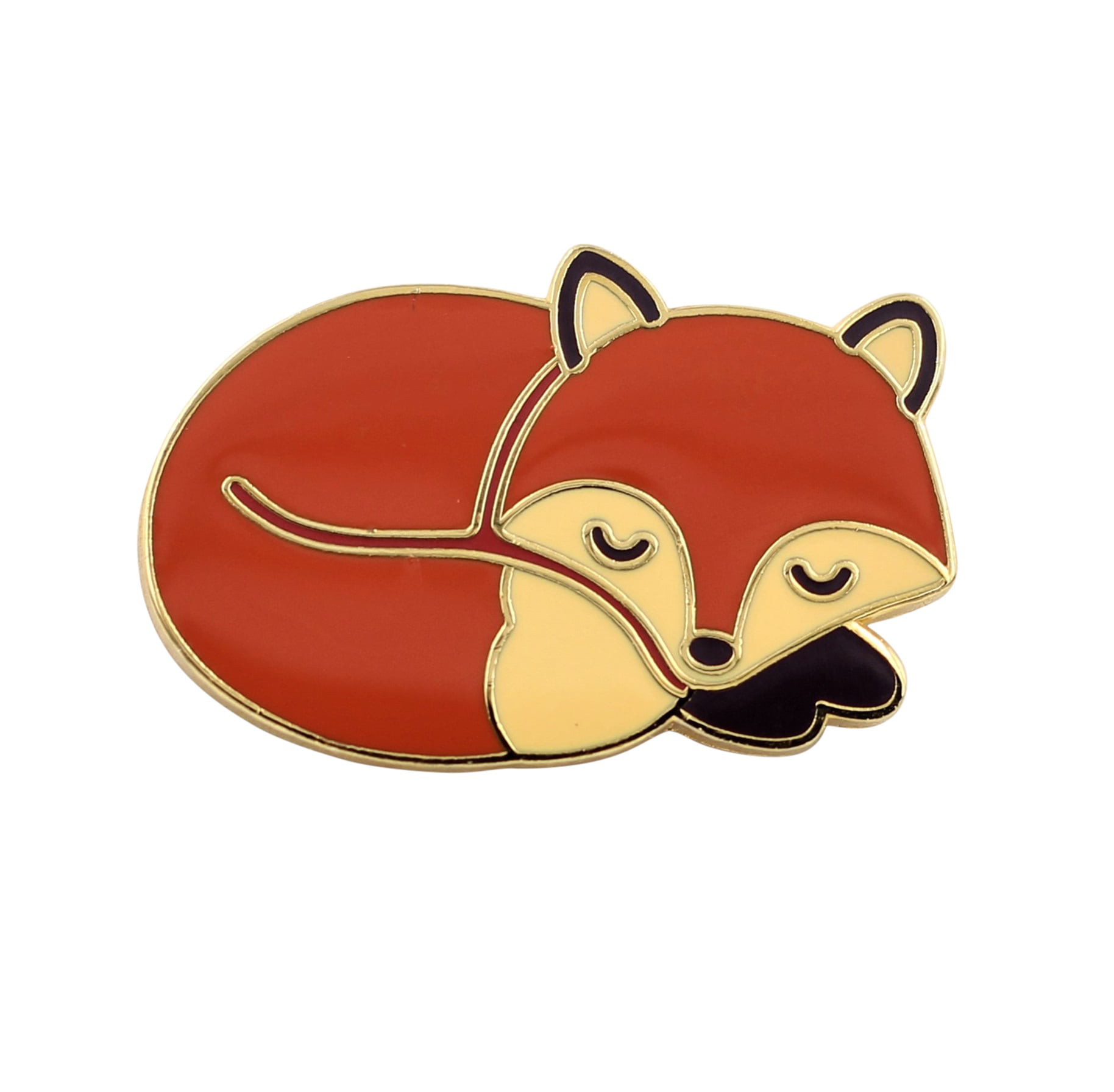Color : Style1 Brooch Vintage Animal Alloy Tassel Brooch Japanese Fox Deer Enamel Pin Backpack Badge Friends Gifts