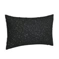 thumbnail image 2 of Balery Black Glitter Bedding Queen Pillow Cases - Envelope Closure - Soft Brushed Microfiber Fabric - Shrinkage and Fade Resistant Pillow Cases-16"x24", 2 of 9