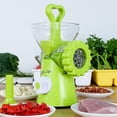 thumbnail image 3 of nipocaio Meat Grinder Manual Processor Food Meat Grinder Food Processor Sausage Maker Stuffing Vegetable Chopper Blender Household Sausage Stuffing Tool, 3 of 5