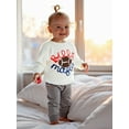 thumbnail image 5 of BemeyourBBs Baby Knit Sweaters Long Sleeve Round Neck Football Embroidery Pullover, 5 of 9