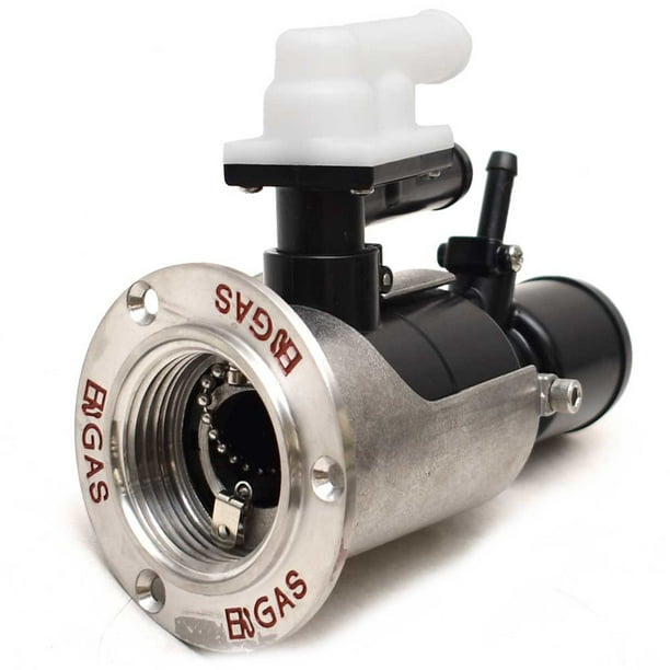 Rinker Boat Fuel Deck Fill 6009310 Angled 2 1/4 Inch Stainless Steel