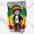 thumbnail image 2 of Urban Rastafari Heritage Teddy Bear Womens Slim Fit Graphic Tee Brisco Brands S, 2 of 5