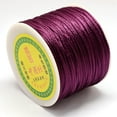 thumbnail image 2 of Nylon Thread Rattail Satin Cord Purple 1.5mm about 100yards/roll(300 feet/roll), 2 of 2