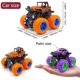 thumbnail image 5 of 2 piezas de juguetes de camiones monstruo para niños y niñas, juego de juguetes de autos de fricción, para niños de 3 a 6 años, regalos para niños, cumpleaños, Navidad (morado + naranja), 5 of 7