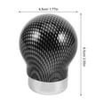 thumbnail image 2 of COMPUKAS Universal Carbon Fiber Shift Knob Replacement Black Stick Handle 1 Set for Cars, 2 of 8