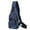 Blue, variant on Crossbody Fanny Packs For Women Multi-Functional Colorful USB Charging Sling Chest Bag, Business Leisure Travel One Shoulder Crossbody Purse