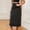 Dark Gray, variant on Women's Casual Denim Skirt With Stretchy Waist Stylish And Comfortable Midi Dress For Everyday Wear Hot Skirt Heart Skirt Skirt Cover Ups for Women Jean Skirts for Women Knee Length Midi Skirts for