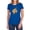 Royal, variant on Justice League Movie Flash Logo Women's T Shirt, Royal, Large
