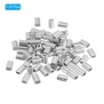 thumbnail image 3 of Unique Bargains 3/64' Aluminum Crimping Loop Sleeves, for Wire Rope Sleeves, Silver Tone 70 Pcs, 3 of 5