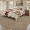 thumbnail image 1 of Area Rug x Rugs for Living Room Bedroom High Low Textu Jacquard Boho Neutral Carpet Non Slip Machine Washable Rug Dining Nursery Living Room Farmhouse Rug, 1 of 7