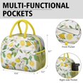 thumbnail image 6 of Lunch Bag Lunch Box for Women Reusable Insulated Lunch Bags,Water-Resistant Lemon Cooler Lunch Tote Bag, Large Capacity for Work Travel Picnic, 6 of 6