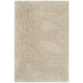 thumbnail image 2 of SAFAVIEH Arctic Giselle Solid Polyester Shag Area Rug, Light Beige, 5' x 7', 2 of 9