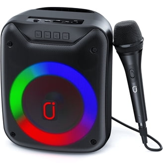 Portable 8” Bluetooth Party Speaker with Disco Light & Stand (NDS