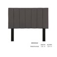 thumbnail image 2 of Cabecera Martina Sansa Matrimonial color Gris, 2 of 2