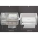 thumbnail image 5 of Soporte adhesivo de papel higiénico, soporte de papel autoadhesivo impermeable para pared, soporte de papel para cocina de baño para teléfono inteligente (blanco multi) Feliz Sencillez, 5 of 5