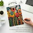 thumbnail image 3 of FORMRS Acrylic Clipboard with Low Profile Clip Standard A4 Letter Size, 12.5" x 9", Red Colorful Flowers with Dots, 3 of 8