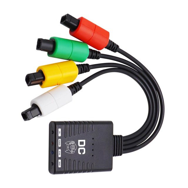 BlueRetro Converter Dongle Botón de Reinicio Compatible con Bluetooth para Consola PS3/PS4