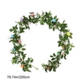 thumbnail image 4 of Cheapark Cheapark Easter Eggs Vine Garland Hanging Decoration Spring Indoor Holiday Festive Accents Branches 78.7in/200cm, 4 of 5