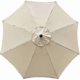 thumbnail image 1 of Replacement Cover For Parasol, 8 Ribs, 3 M, Waterproof, Anti-uv, Replacement Fabric, Beige Hy -Ayane, 1 of 3