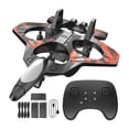 thumbnail image 2 of Avión planeador RC de juguete para pasatiempos, con velocidad ajustable, listo para volar, avión RC para niños, de control remoto de espuma para niñas rojo, 2 of 8