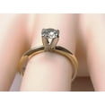 thumbnail image 3 of 14K Yellow Gold Plated Diamond Women's Solitaire Engagement Ring 2Ct Round Cut, 3 of 4