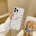 thumbnail image 2 of Compatible with iPhone 11 Case,Clear Cute Bear Cartoon Pattern for Girls Boys Women Soft TPU Christmas Shockproof Anti-Scratch Protective Cases for iPhone 11-Clear, 2 of 15