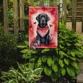 thumbnail image 2 of Black Labrador Retriever My Valentine Garden Flag 11.25 in x 15.5 in, 2 of 5