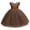 Brown, variant on Gufahion Summer Girls Dress Dresses Girl's Sizes 5-9years Fashionable Girls' Solid Color Mesh Puffy Performance Formal for Sundresses, Brown, Gifts for Her