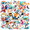 4A, variant on cartoon Ocean Animal Stickers, Waterproof Ocean Animal Sticker for Water Bottle Laptop Phone Cases Planner Skateboard Luggage Helmet Party Favor Decor, Ideal for Adults Teens Teacher Rewards