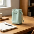 thumbnail image 3 of TTJ Camera Bag Compact Camera Storage Pouch Leather Drawstring Organizer Portable Travel Carry Case for Photographers Lens Gear Accessories, 3 of 7