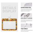 thumbnail image 4 of Zufioo Colorful Bohemian Sunflower Print Work Badge Protective Case, Waterproof Lanyard, Badge Transparent Clip, Suitable for Induction Card Badge Swipe Credit Card, 4 of 7