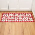 thumbnail image 2 of Plaid Daisy Kitchen Comfort Runner Rug, 2 of 2