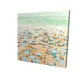 thumbnail image 1 of Personnes à la Plage - Toile 36"x36 Pouces - Impression sur Demande, 1 of 5