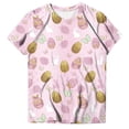 thumbnail image 4 of UngA Womens Easter Tshirt Funny Bunny Graphic T-Shirt Happy Easter Rabbit Tee Top Holiday Casual Easter Shirts Women (Pink,M), 4 of 7