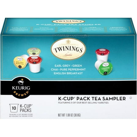Twinings Herbal Tea Keurig K-Cups, Variety Pack, 1.08 oz, 10 Ct