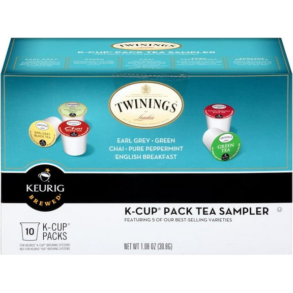 Twinings Herbal Tea Keurig K-Cups, Variety Pack, 1.08 Oz, 10 Ct