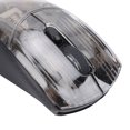 thumbnail image 2 of M Buder Mouse Transparente Inalámbrico con Base de Carga RGB, 3 Modos (2.4G/BT/Cable), 4000 DPI Negro, 2 of 9