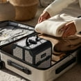 thumbnail image 6 of Byootique Makeup Train Case with Mirror Cosmetic Organizer Art Deco Graphite, 6 of 9