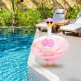 thumbnail image 3 of romoty 5-Piece Pink Polka Dots Bikini Porch Goose Outfits with Swim Ring & Sunglasses, Summer Beach Pool Party Decor for 23 Inch Large Goose Statue, Whimsical Garden Art, 3 of 9