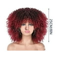 thumbnail image 2 of Kokovifyves Fashion Wig Curly Hair Explosion High Temperature Silk Rose Mesh Wig Full Head Cover, 2 of 2