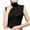 Black, variant on Women Basic Camisoles Casual Tank Tops Pile Neck Under A Tight Vest High Neck Thin Base Summer Sleeveless Casual Shirts