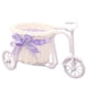 thumbnail image 5 of Naiovety Cesta de flores en forma de triciclo, contenedor de almacenamiento para decoración de boda, fiesta, ceremonia, bicicleta azul 13*20cm 2piezas Naiovety CBP000204, 5 of 5