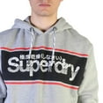 thumbnail image 3 of Superdry M2000033A-98T-Blue-XL Original Mens Sweatshirt, Blue - Extra Large, 3 of 3
