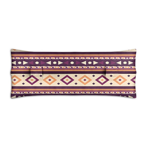 Bohemian Style Mastectomy Pillow - Post Heart Surgery Seatbelt Cushion, Floral Boho, Pressure Relief